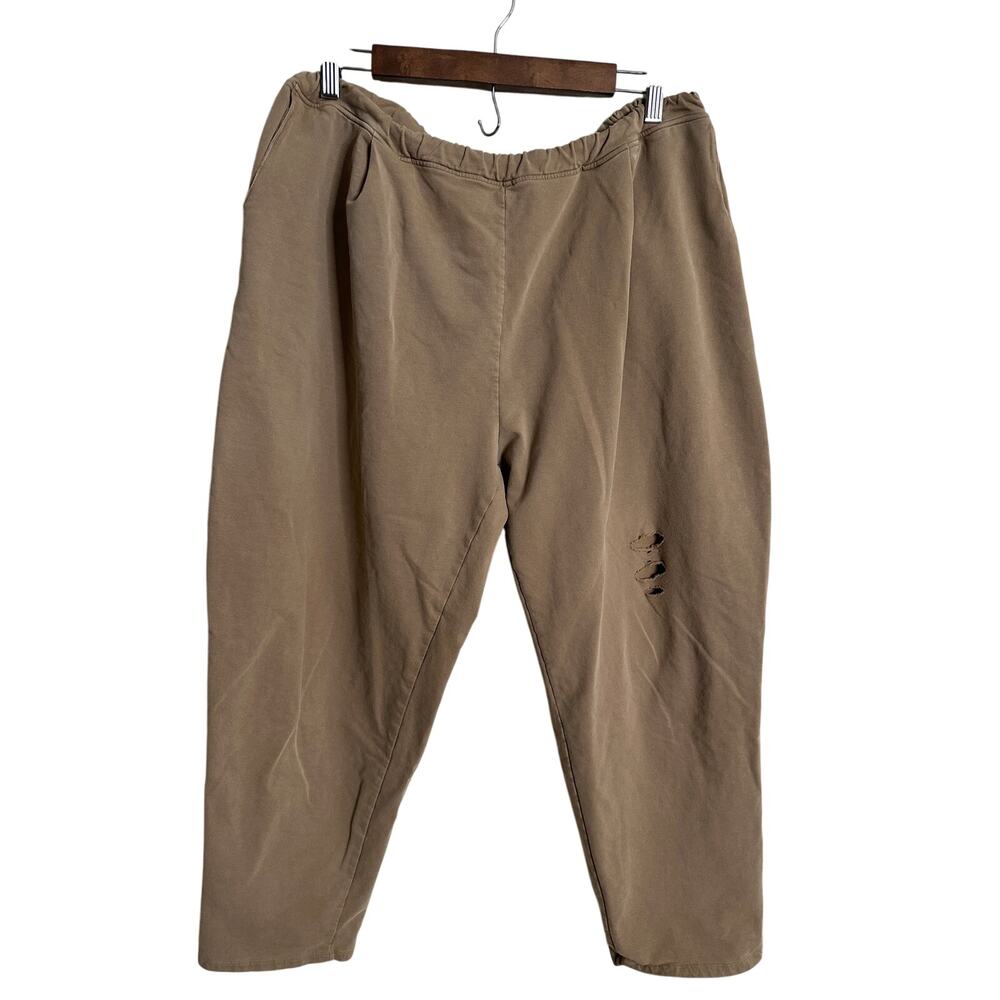 The Simple Folk Cozy Trouser Brown Organic Cotton Womans 14